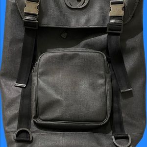 RARE GUCCI BUNDLE!! Backpack + Garment Bags! Interlocking GG canvas!!